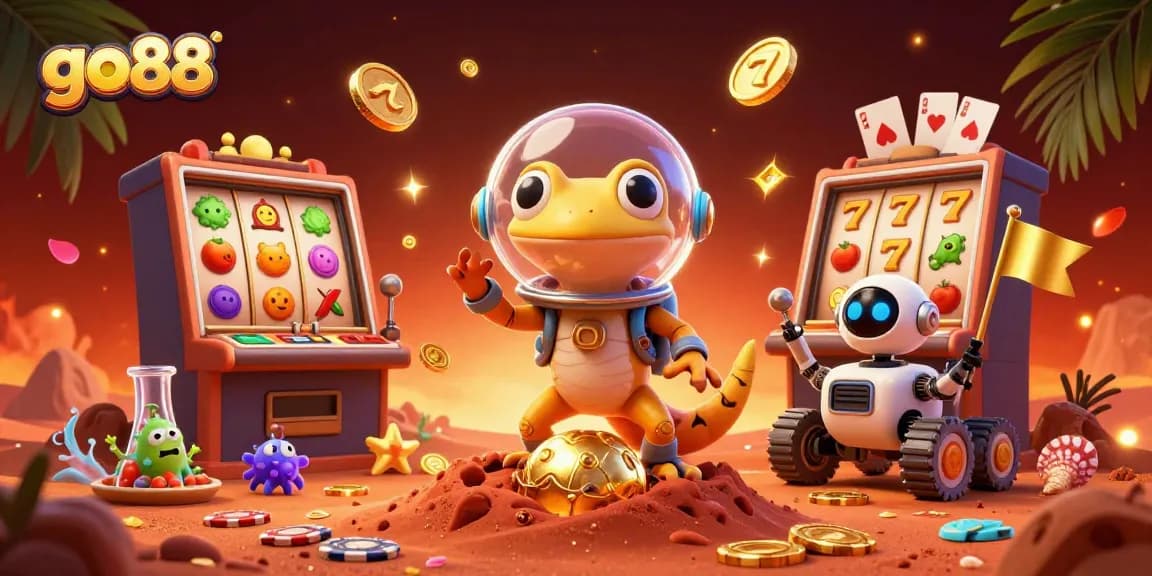 Experience thrilling gameplay with go88, featuring vibrant slot games and dynamic casino elements.