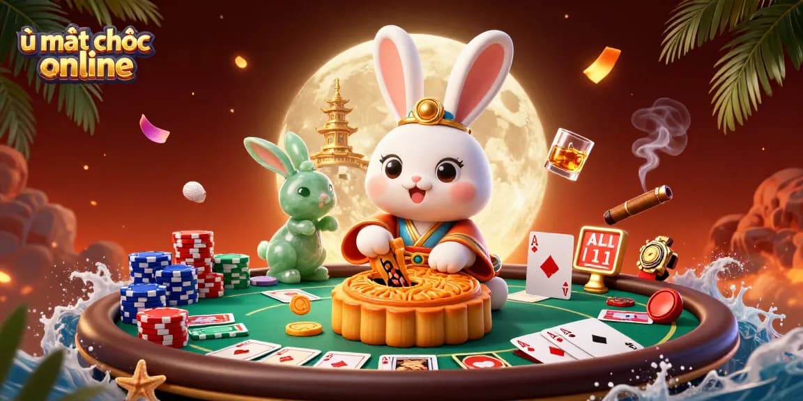 Experience the excitement of ù mạt chược online with vibrant poker visuals and captivating characters.
