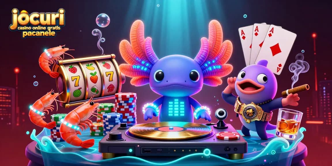Joacă jocuri casino online gratis păcănele în stil vibrant și dinamic, cu diverse elemente de cazino!
