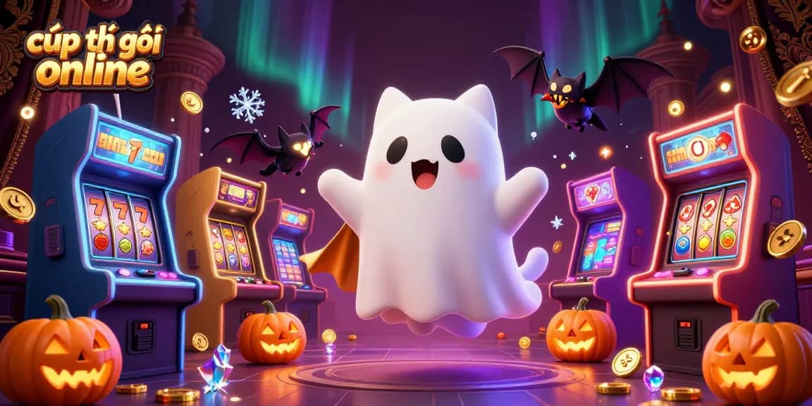 Play cúp thế giới online with a thrilling ghost cat adventure in a haunted casino!