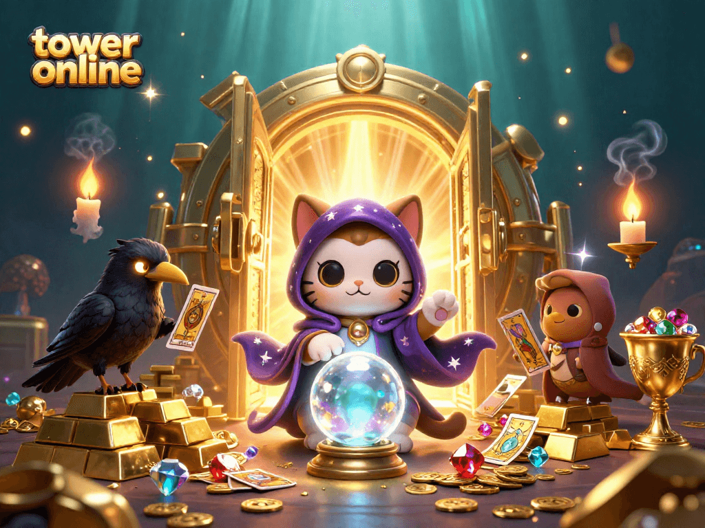 Experience the excitement of tower online with mystical characters and a world of treasures!