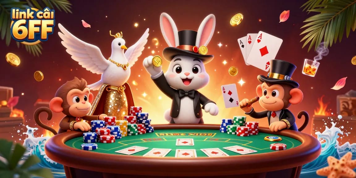 Engage with link vào 6FF as the magician entertains by pulling golden coins from a top hat.