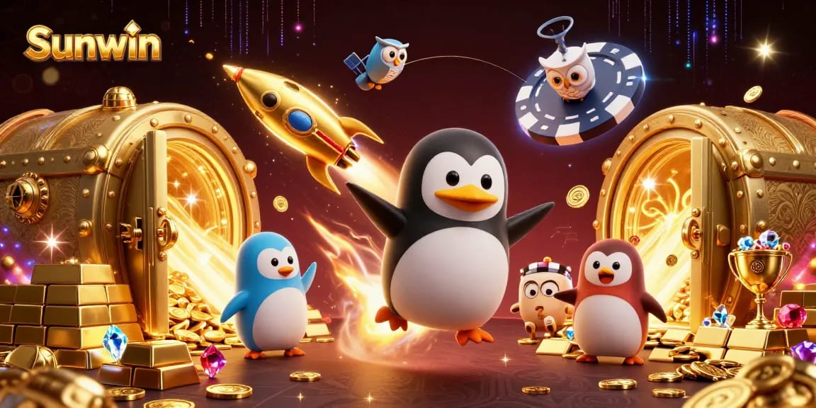 Engage with Sunwin in a vibrant 3D casino universe filled with treasures and gaming excitement.