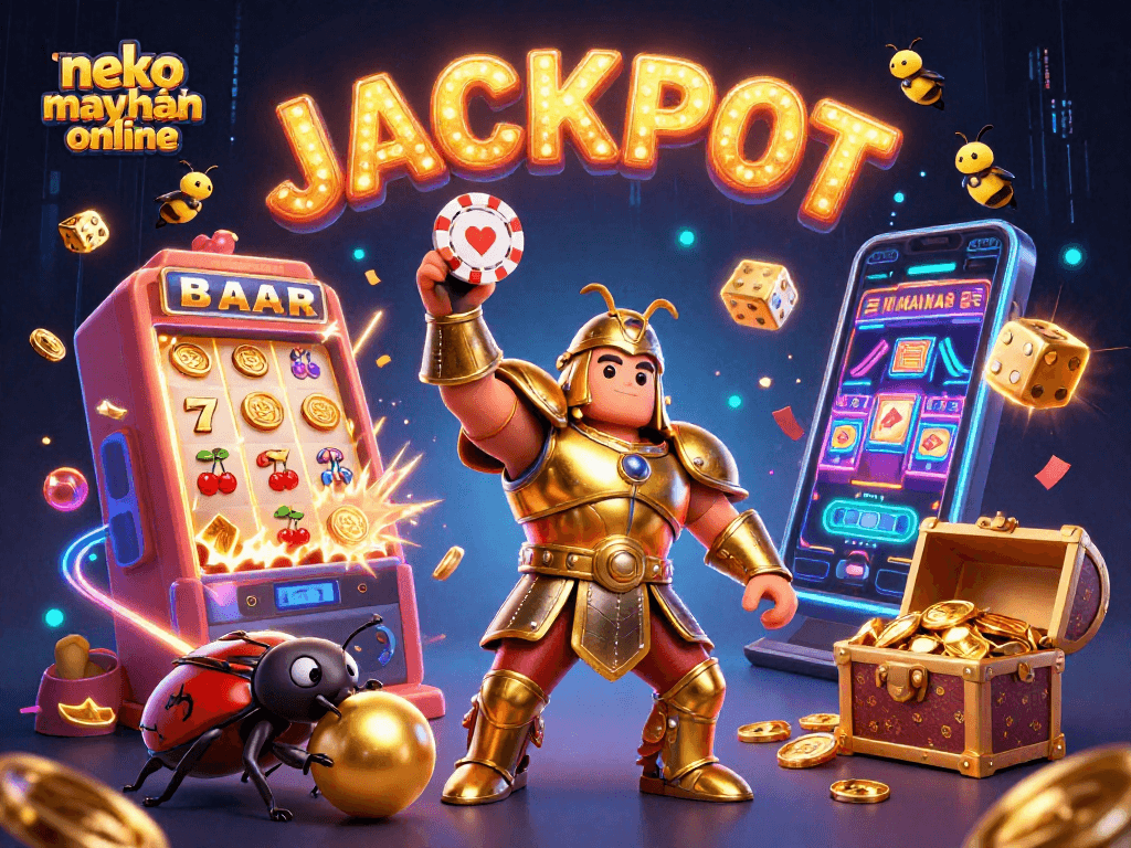 Celebrate wins in neko may mắn online with vibrant symbols, jackpots, and a lively casino atmosphere.