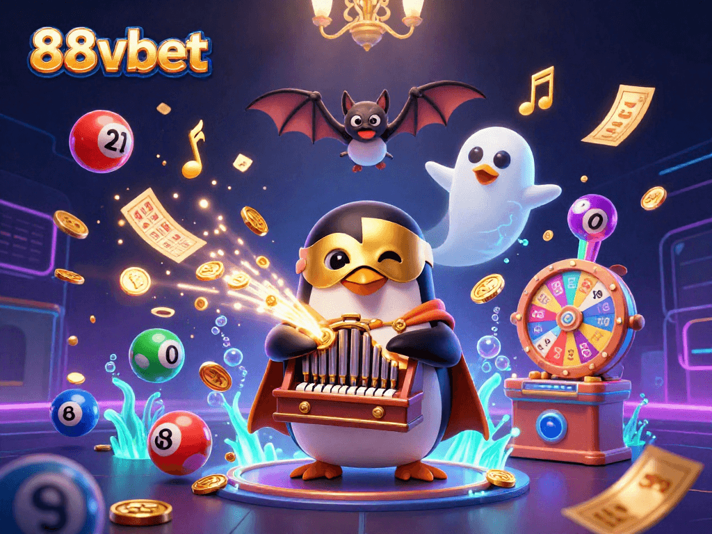 Experience fun and excitement at 88vbet with colorful lottery elements and a dynamic casino atmosphere.