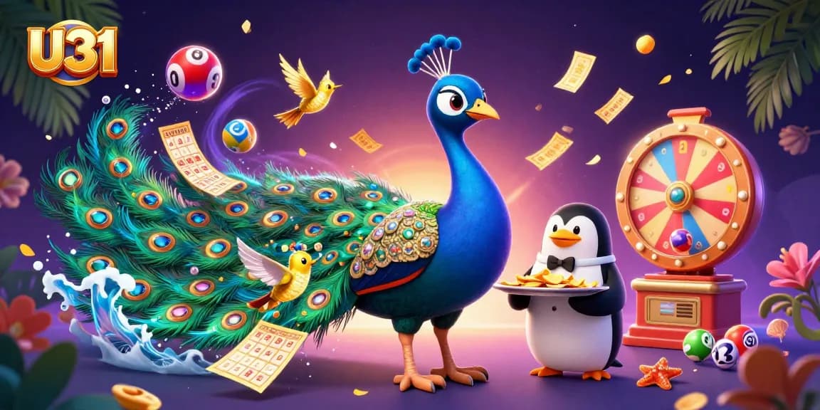 Experience U31's vibrant casino world with dazzling characters and exciting gambling elements.