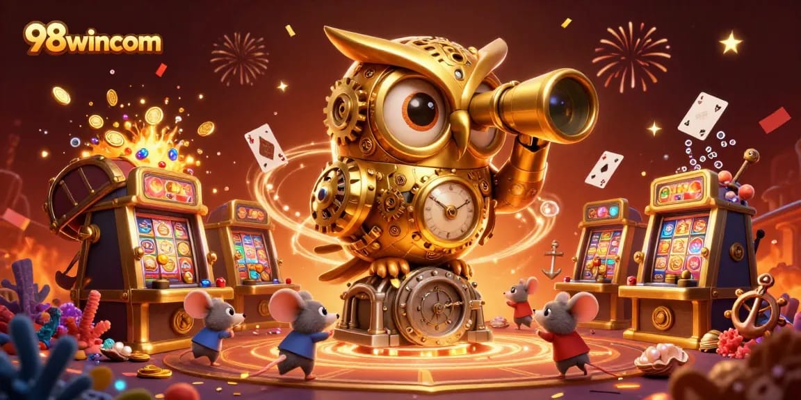 Experience thrilling gameplay at 98wincom with the vibrant casino floor and dynamic 3D elements.