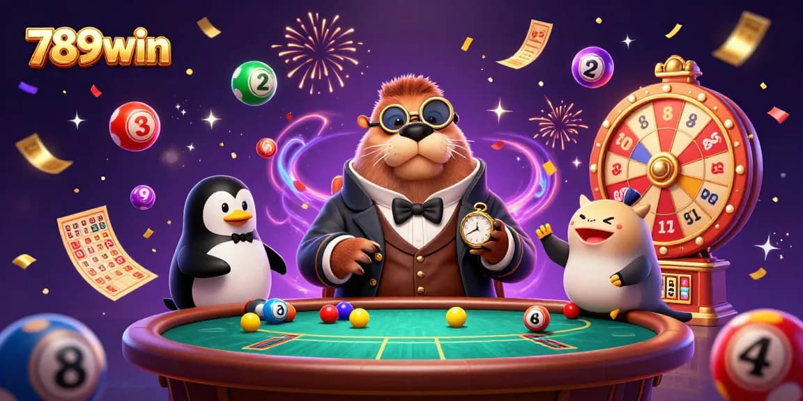 Experience the thrill at 789win with lively lottery games amidst a vibrant underwater scene.