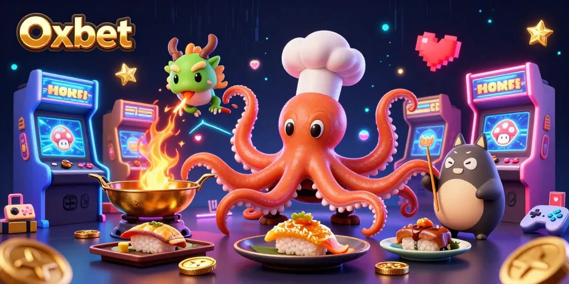 Experience thrilling gameplay at Oxbet with dynamic characters in a vibrant casino setting.