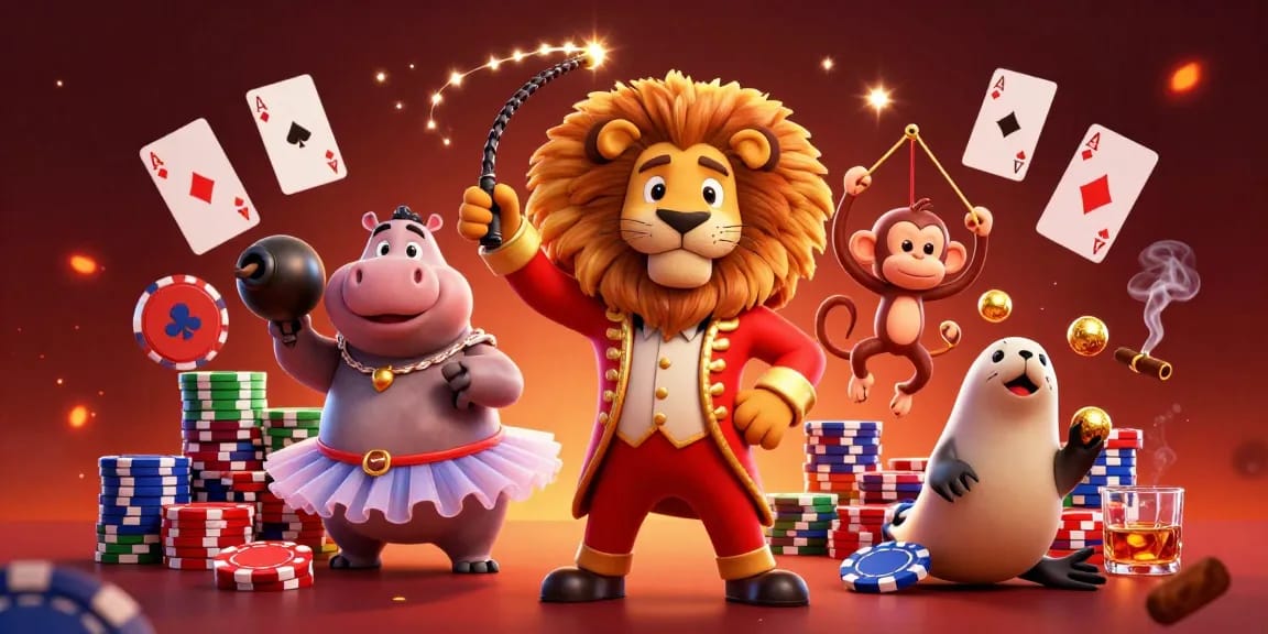 8DAY showcases a lively casino scene featuring vibrant characters engaging in thrilling poker action.