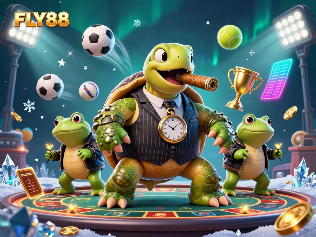 Experience thrilling gaming action at FLY88 with vibrant casino characters and dynamic elements.