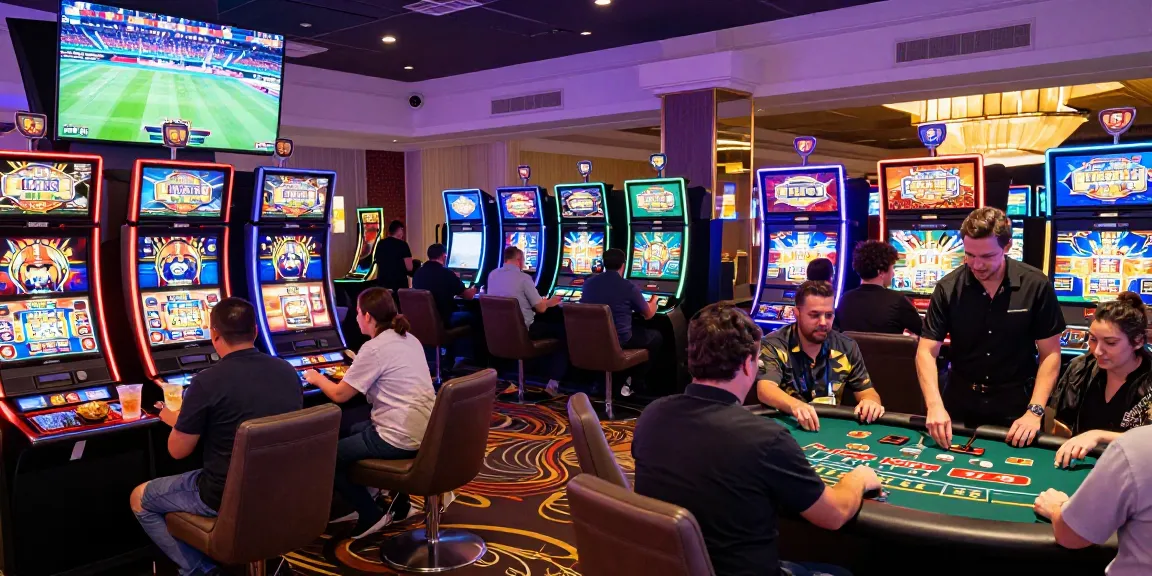 Experience the thrill at KO66 Casino with vibrant gaming atmosphere and diverse players.