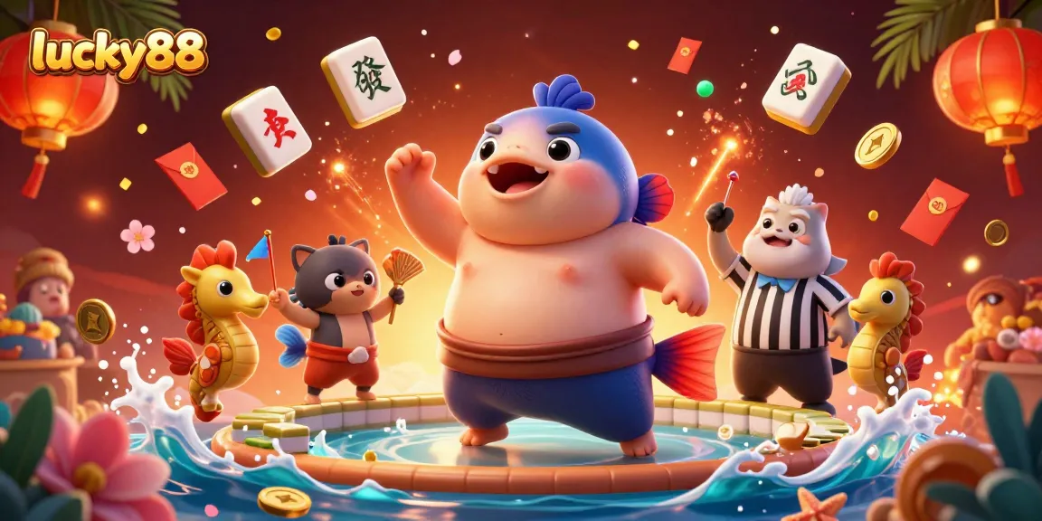 Engage in the vibrant world of lucky88 with a dynamic casino-themed 3D illustration featuring mesmerizing characters and elements.