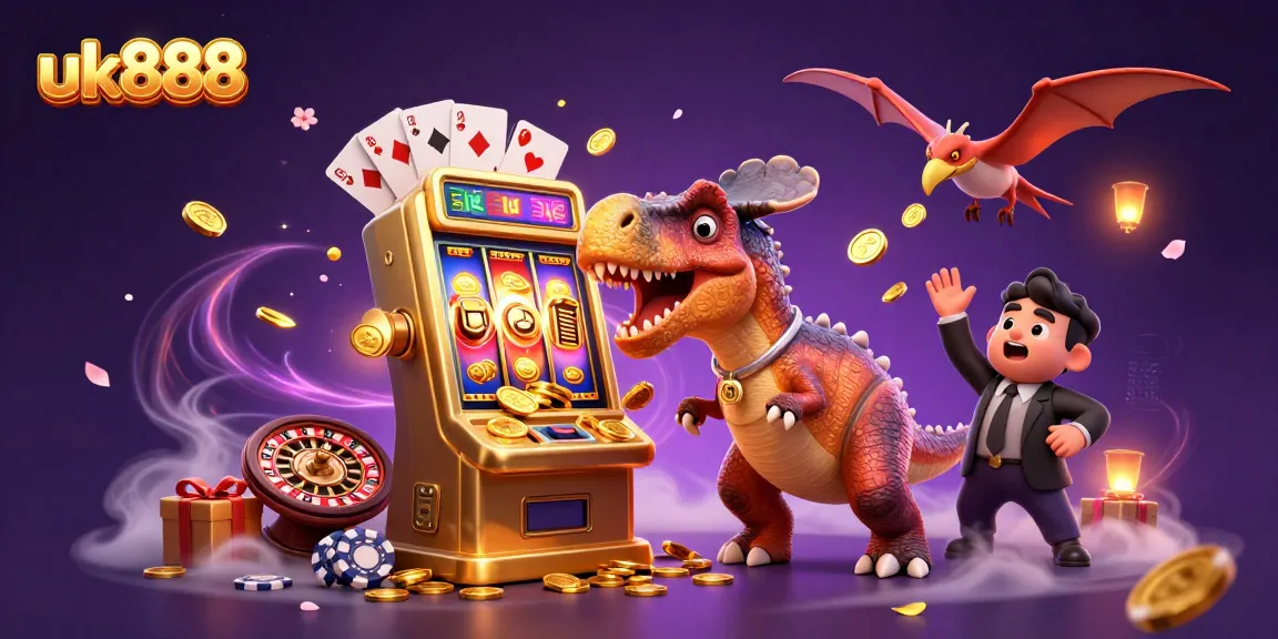 uk888 spins the reels for winning jackpots with dynamic casino characters in action