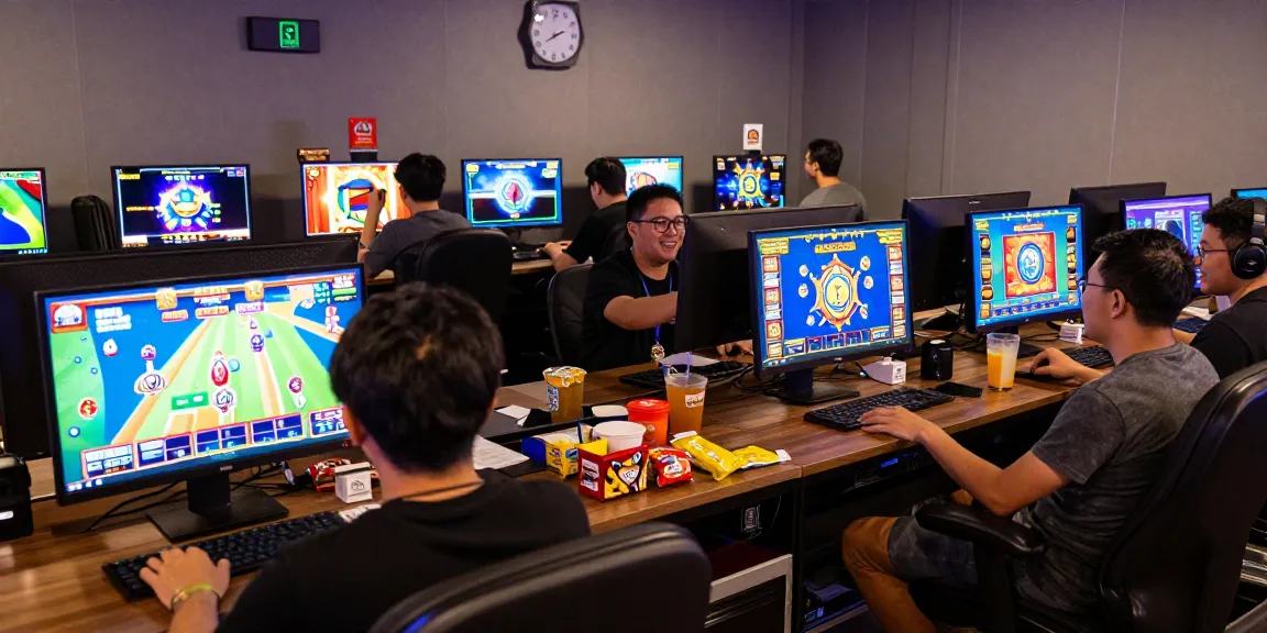 Exciting online gambling environment featuring players engaged in slot gacor games and vibrant graphics.