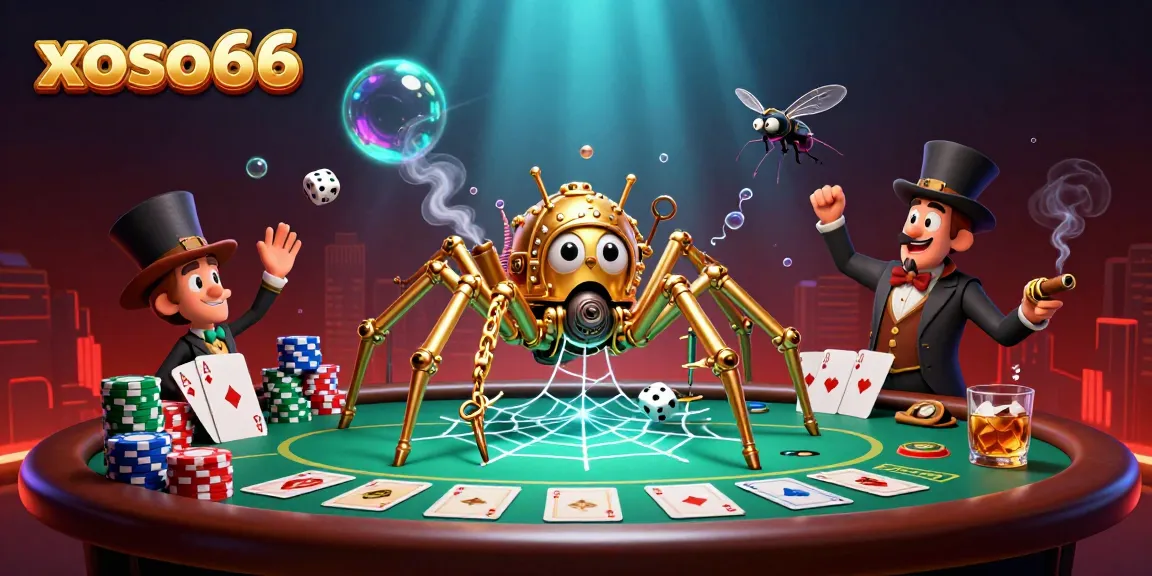 Engage in thrilling gameplay at xoso66 with a luxurious casino atmosphere represented by vibrant steampunk aesthetics.