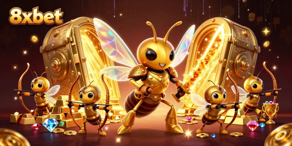 Experience vibrant action with 8xbet featuring gaming riches, dynamic golden hornet, and casino treasure.