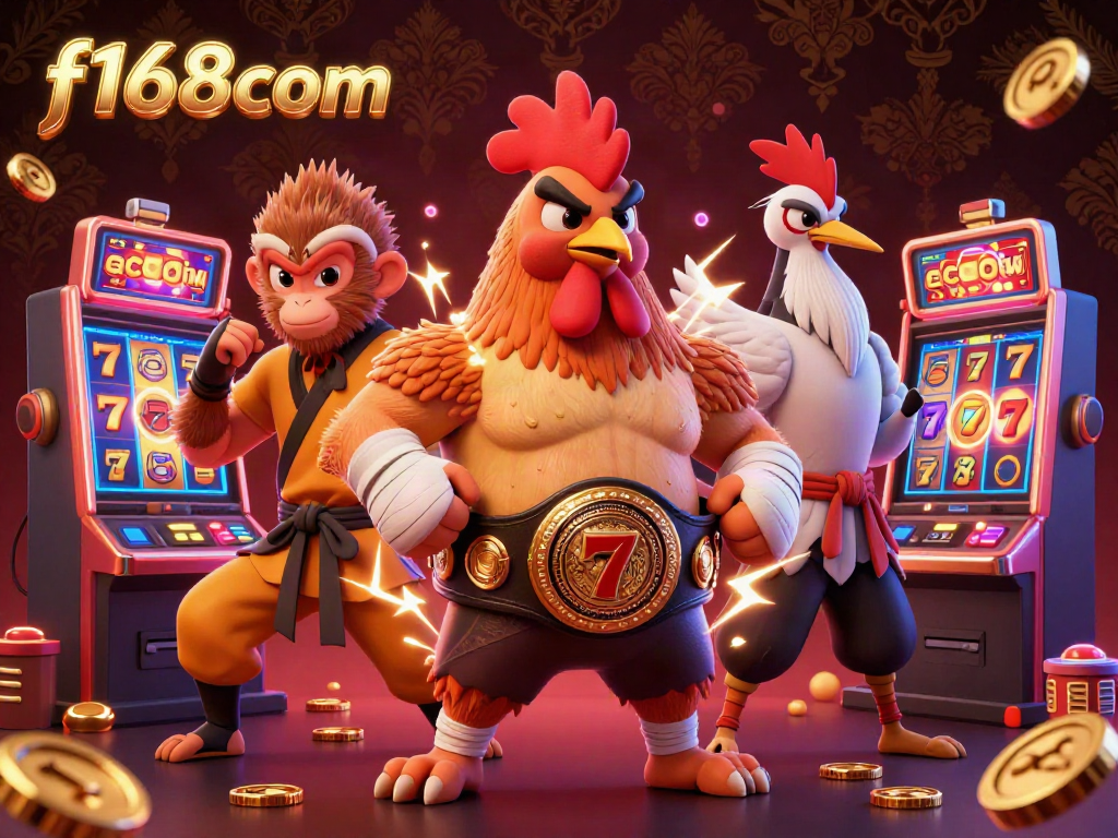 Experience thrilling gameplay with f168com featuring vibrant slot machines and dynamic 3D characters.