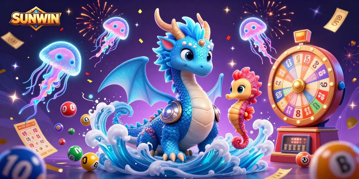 SUNWIN hosts an exciting scene with magical characters and vibrant gaming elements illustrating fun and engagement.