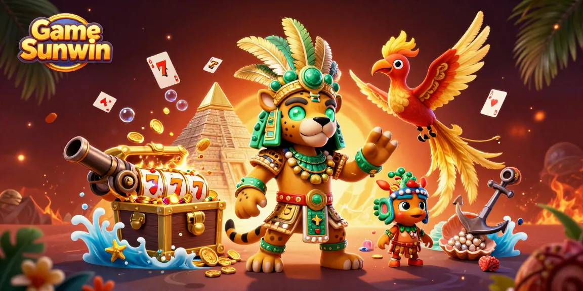 Play thrilling slots in Game Sunwin with exciting jackpot visuals and adventure elements!