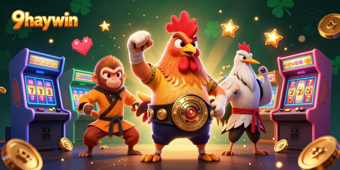 Experience thrilling casino action with 9haywin featuring colorful characters and vibrant game elements.