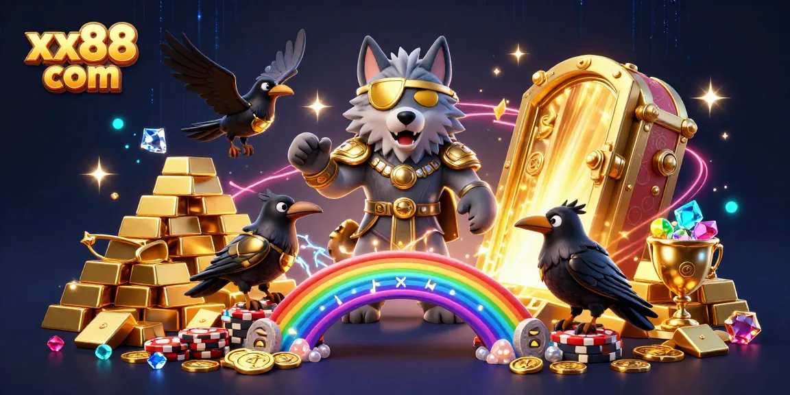 Experience the thrilling world of xx88 com with vibrant gambling elements and mythology-inspired characters.