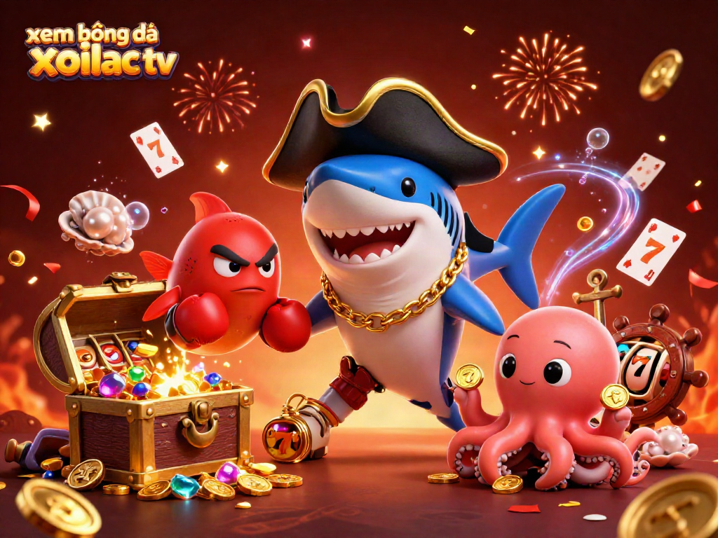 Experience the excitement of xem bóng đá xoilac tv with vibrant characters and dynamic casino elements.