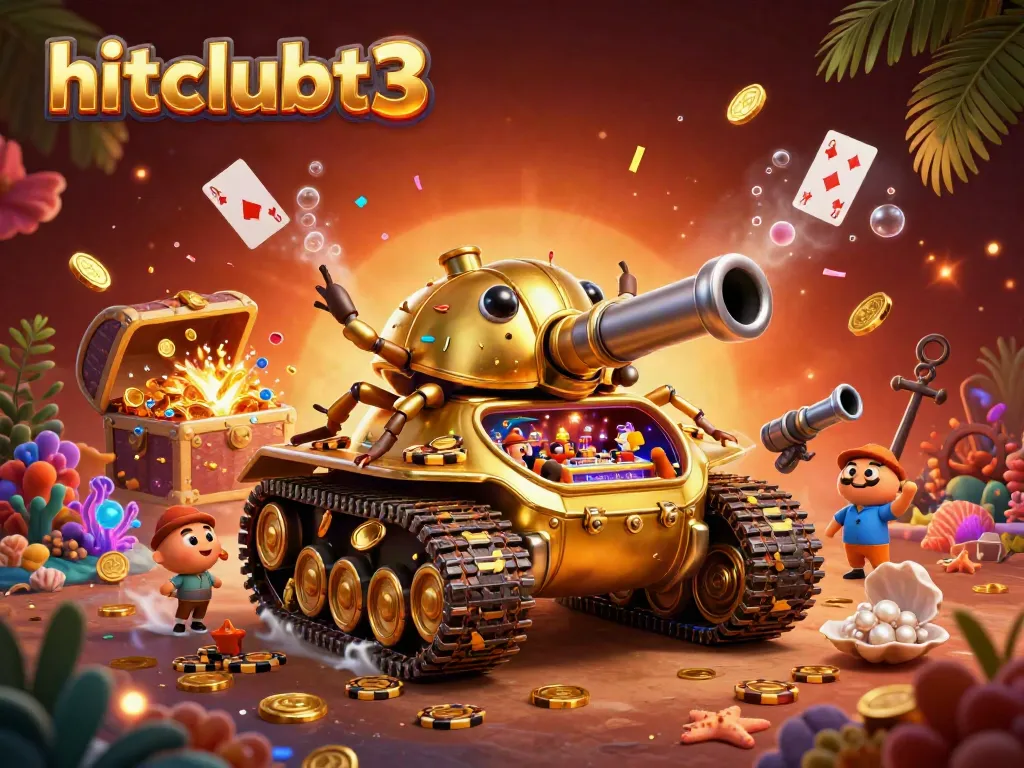 Experience excitement with the hitclubt3 golden beetle tank revealing a lively casino scene.