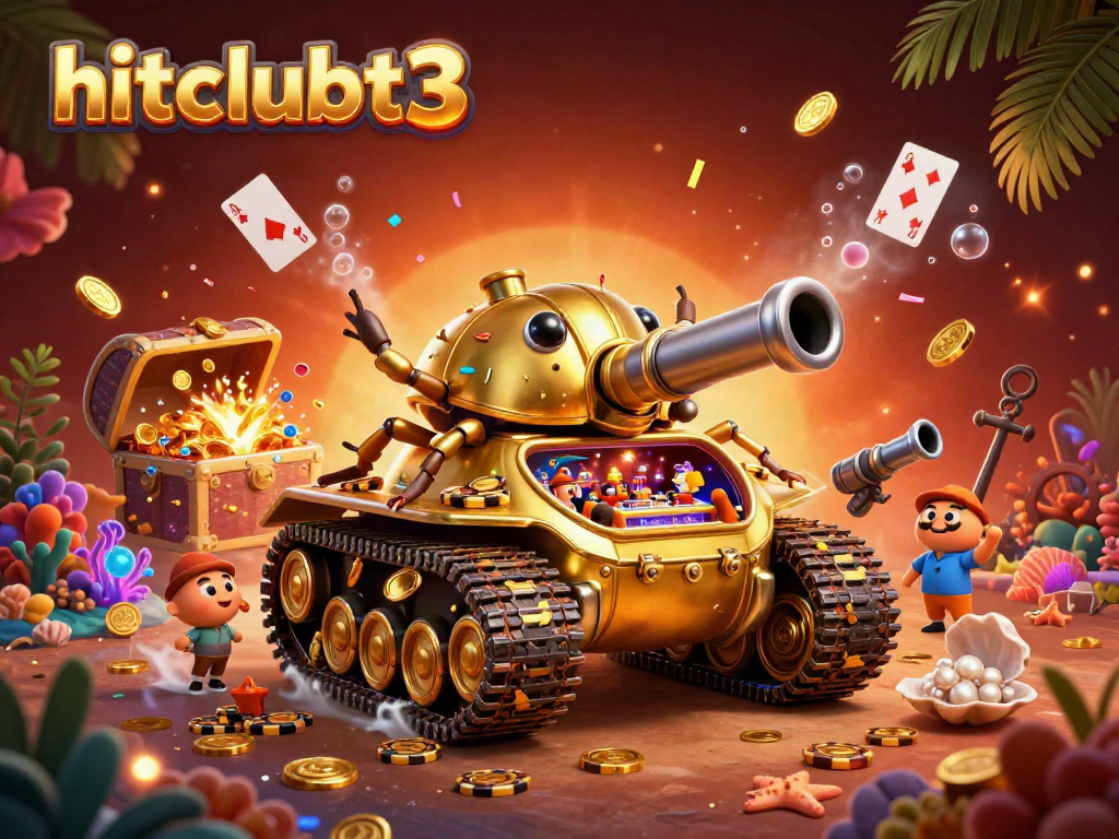 Experience excitement with the hitclubt3 golden beetle tank revealing a lively casino scene.