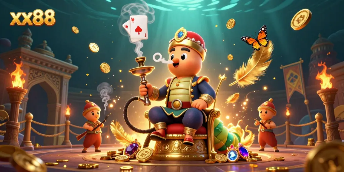 Join the excitement at xx88 with dynamic poker-themed gambling visuals and immersive elements.