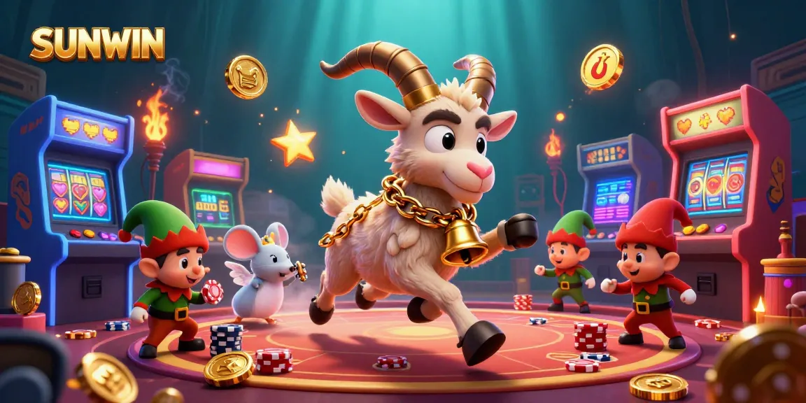 SUNWIN engages players in a lively casino adventure with whimsical characters and dynamic game elements.