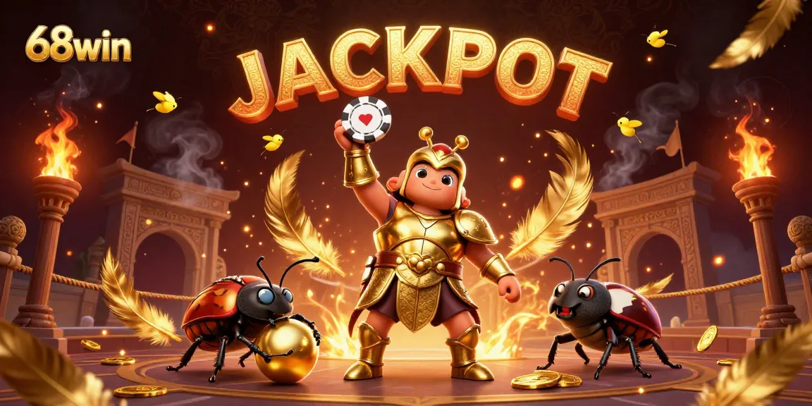 Experience thrilling gameplay at 68win with vibrant characters celebrating a big win