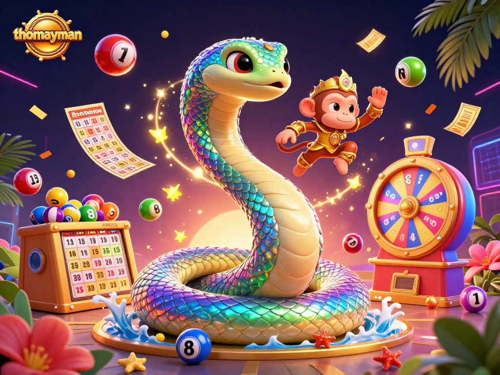 Spin winning jackpots in thomayman with vibrant characters and exciting casino elements.