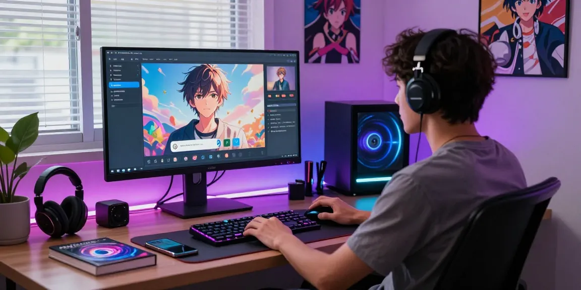 Engaging ai chat hentai conversation scene featuring an AI chatbot on a user’s screen.