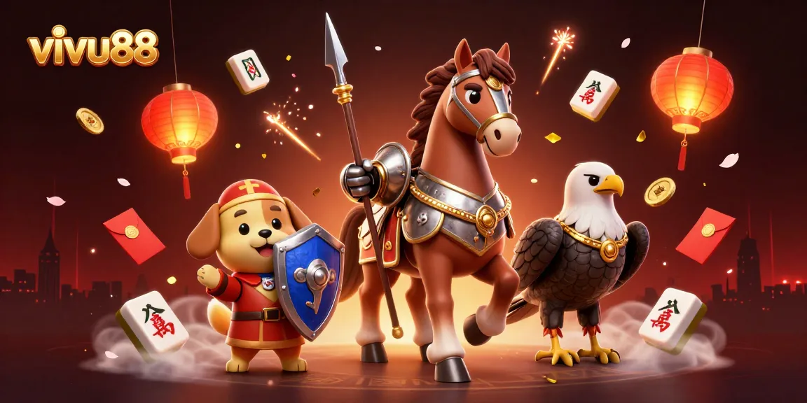 Experience thrilling gaming with vivu88 in this vibrant, dynamic casino-themed illustration.