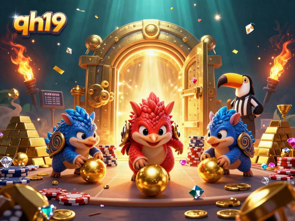 Engage with qh19 as rival pangolins bowl through casino chips and treasures.