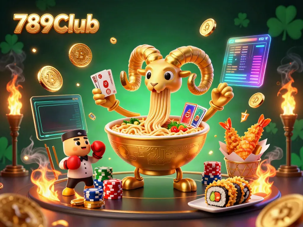 Experience thrilling gameplay at 789Club with exciting casino characters, vibrant cryptocurrency elements, and exciting visuals.