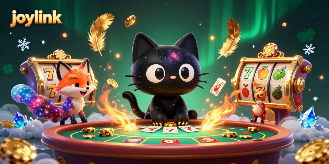 Engage with joylink and dominate the cosmic casino table with winning slots and golden chips.