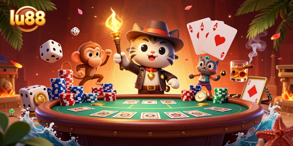 Engage with lu88 and win big at the dynamic poker table in a vibrant casino adventure.