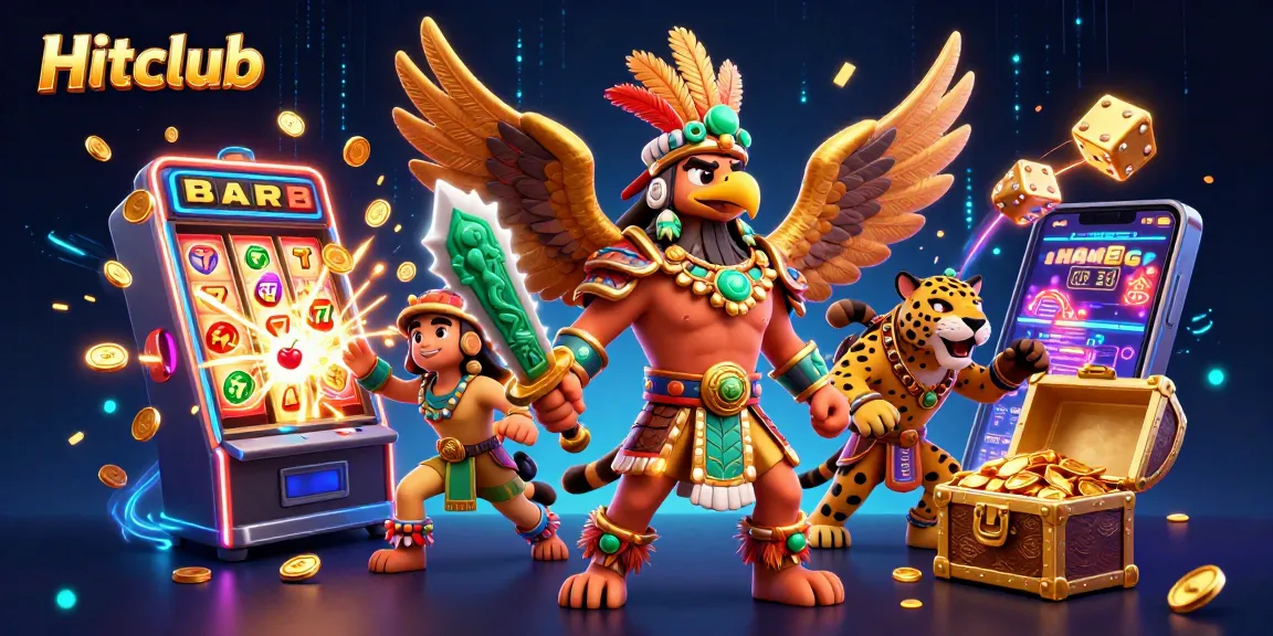 Experience the thrill of slots and jackpots with Hitclub's exciting casino scene packed with vibrant action.