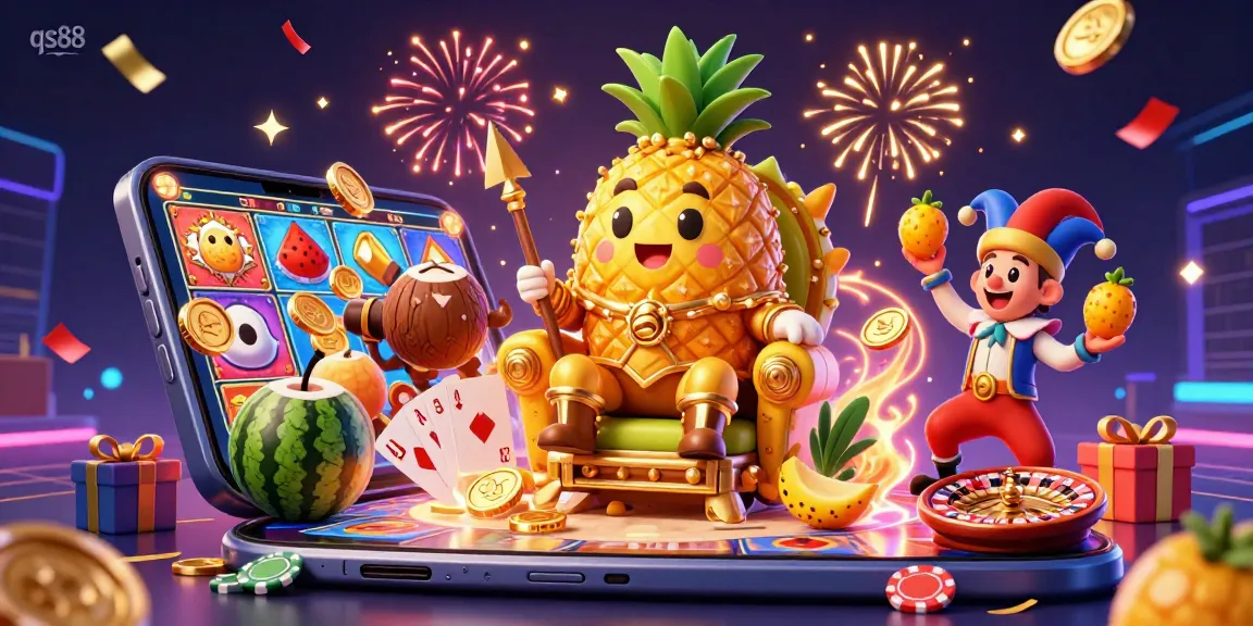 Experience immersive slot gaming at qs88 with vibrant characters and stunning casino elements.