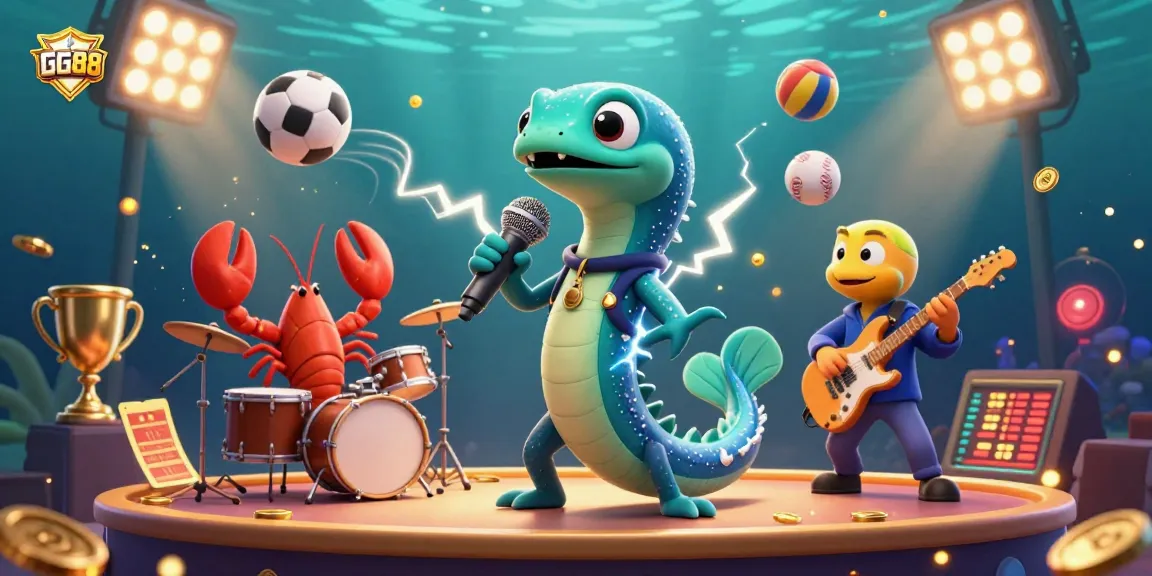 Experience the excitement of GG88 with dynamic underwater casino elements and electrifying gaming action.