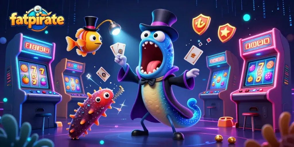 Unlock epic gameplay with fatpirate and dive into a thrilling casino adventure amidst vibrant gaming elements.