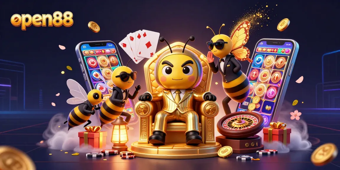 Experience thrilling online gaming with open88, featuring vibrant slot games and a captivating casino atmosphere.