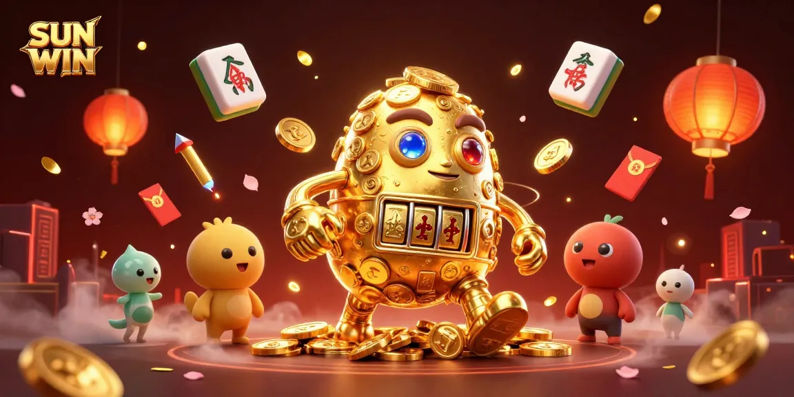 Engage with SUN WIN as golden golems and festive elements illuminate your gaming experience.