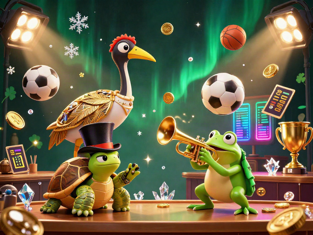 Experience the thrills of sin88 with vibrant characters and dynamic sports elements in a captivating casino scene.
