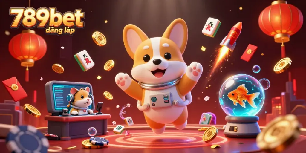 Engage with thrilling 789bet đăng nhập gaming in a vibrant cosmic casino scene