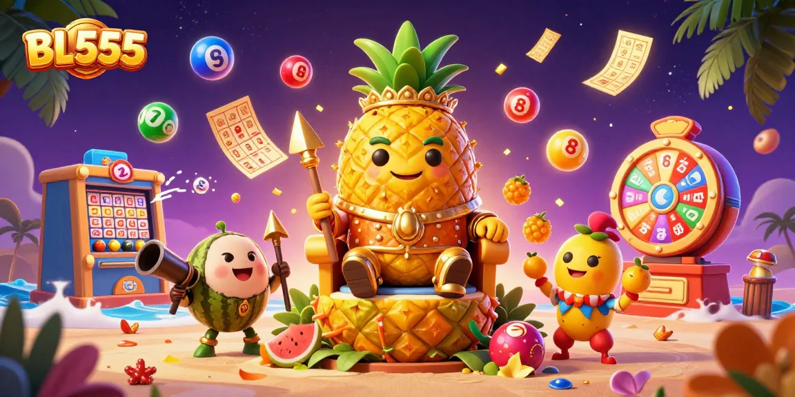 Experience thrilling games at BL555 with vibrant characters and dynamic elements illustrating excitement.