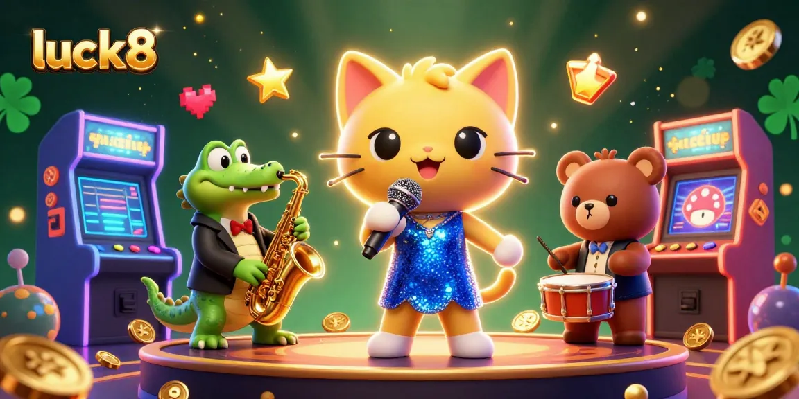Experience the thrill at luck8 with vibrant casino characters and dazzling games.