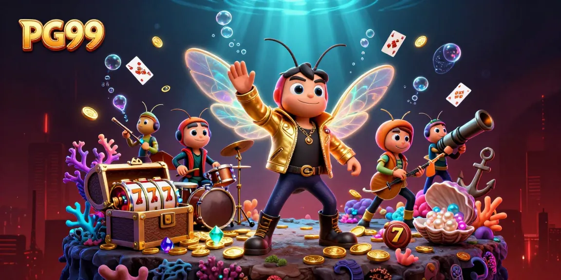 Experience big wins with PG99's vibrant casino scene featuring exciting slot elements.
